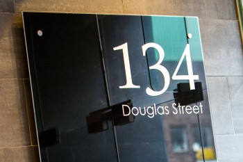 Address plaque